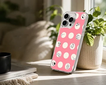 101 Dalmatians themed phone case with red and white polka dots — Lifestyle