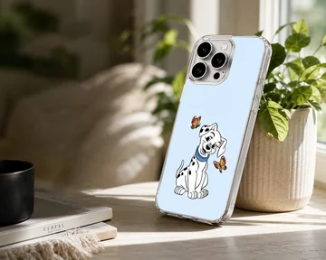 101 Dalmatians puppies with butterflies on phone case — Lifestyle