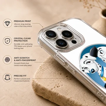 101 Dalmatians cartoon design on phone case — Info