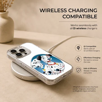 101 Dalmatians cartoon design on phone case — Charging