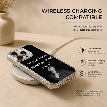 2Pac quote and image on phone case — Charging