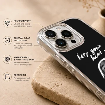 2Pac 'Keep Your Head Up' design on phone case — Info