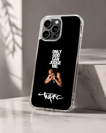 2pac iconic quote and photograph on a phone case — Hero