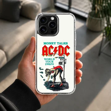 AC DC Money Talks vintage tour design phone case — Lifestyle