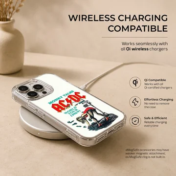 AC DC Money Talks vintage tour design phone case — Charging