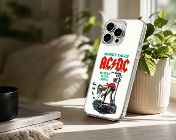 AC DC Money Talks vintage tour design phone case — Lifestyle