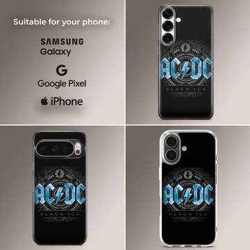 AC DC Black Ice design on phone case — Collage