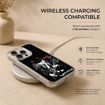 AC DC rock legend illustration phone case — Charging