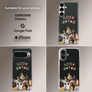 ASAP Rocky collage artwork on phone case — Collage