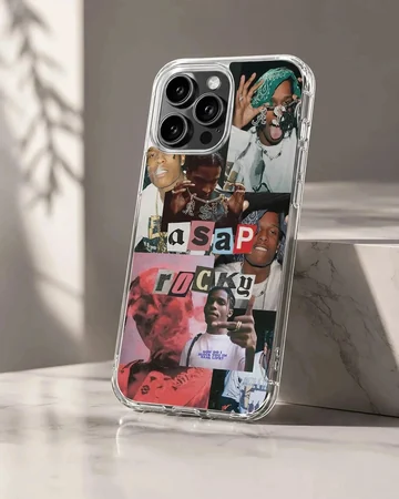 ASAP Rocky collage design phone case