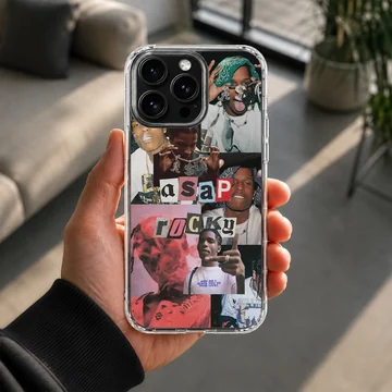 ASAP Rocky collage design phone case — Lifestyle
