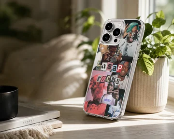 ASAP Rocky collage design phone case — Lifestyle