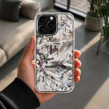 Dynamic swirls abstract art phone case design. — Lifestyle