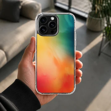 Dynamic gradient abstract art phone case — Lifestyle