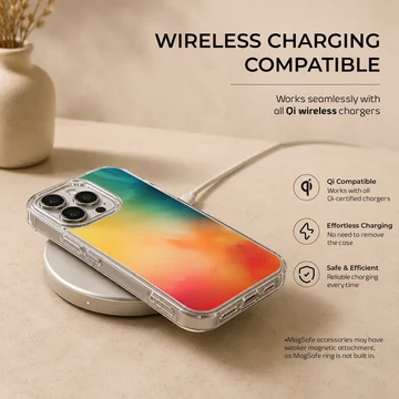 Dynamic gradient abstract art phone case — Charging