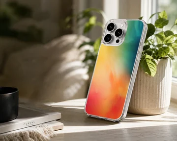 Dynamic gradient abstract art phone case — Lifestyle