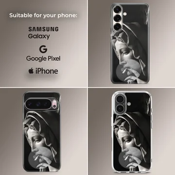 Edgy aesthetic abstract art on a phone case — Collage