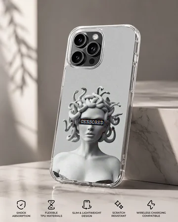 Medusa-inspired aesthetic art design on phone case — Specs