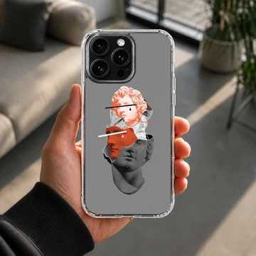 Aesthetic abstract art with modern design on phone case — Lifestyle