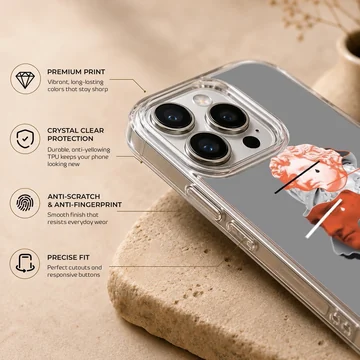 Aesthetic abstract art with modern design on phone case — Info