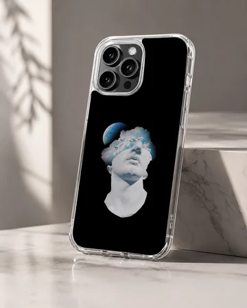 Aesthetic Abstract Art phone case with celestial design — Hero
