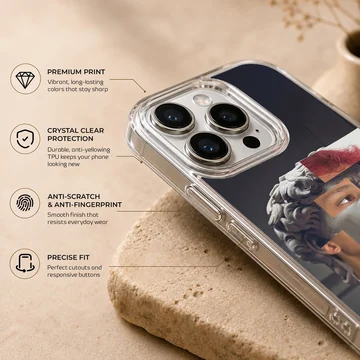 Aesthetic abstract art design on a phone case — Info