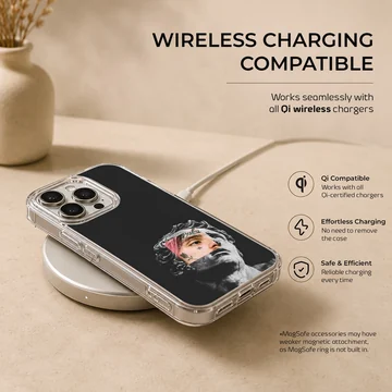Aesthetic abstract art with intricate design elements on phone case — Charging