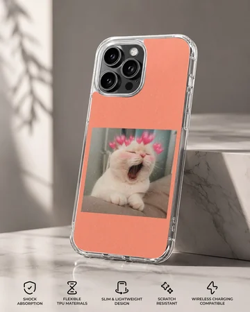 Aesthetic cat with heart accents phone case — Specs