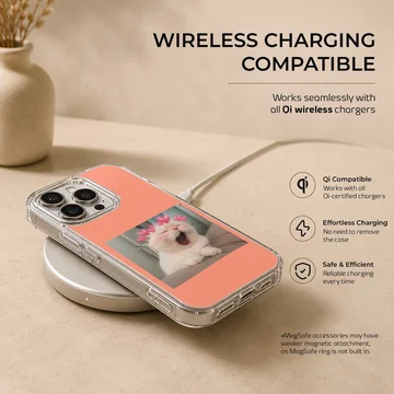 Aesthetic cat with heart accents phone case — Charging