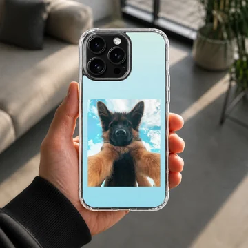 Aesthetic dog image on phone case — Lifestyle