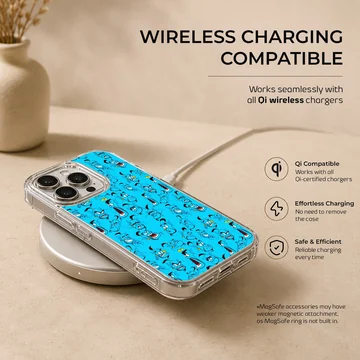 Playful Aladdin Genie cartoon pattern on phone case — Charging