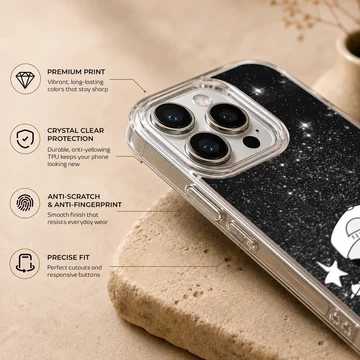 Aliens cartoon phone case with cosmic design — Info