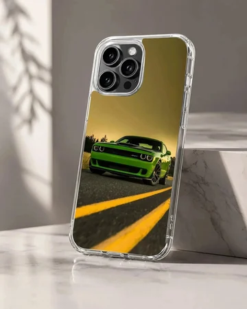 Dynamic American car design on phone case