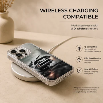 Dynamic American car in motion phone case — Charging