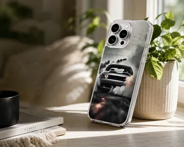 Dynamic American car in motion phone case — Lifestyle