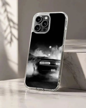 Dynamic American car design on a phone case