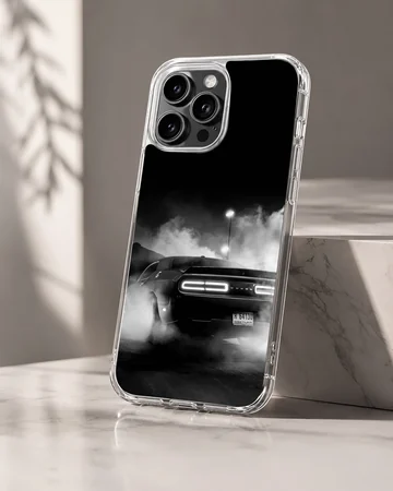 Dynamic American car design on a phone case — Hero