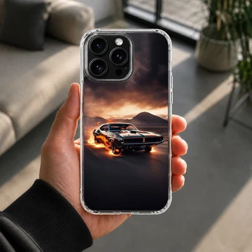Dynamic American Muscle Car design on phone case — Lifestyle