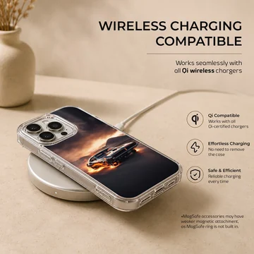 Dynamic American Muscle Car design on phone case — Charging