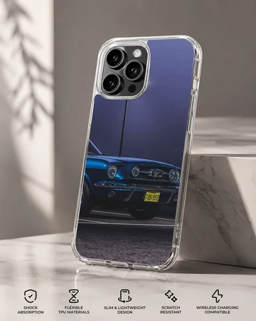 Dynamic American muscle car on phone case — Specs
