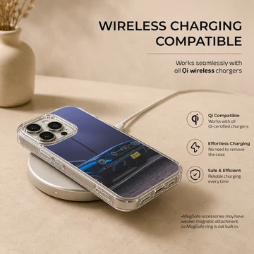 Dynamic American muscle car on phone case — Charging