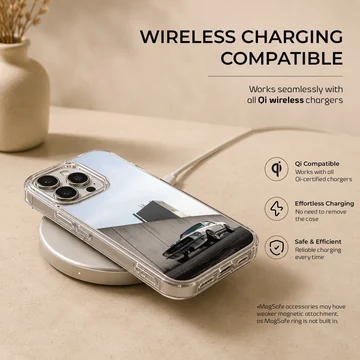 American muscle car parked against a concrete wall, phone case — Charging