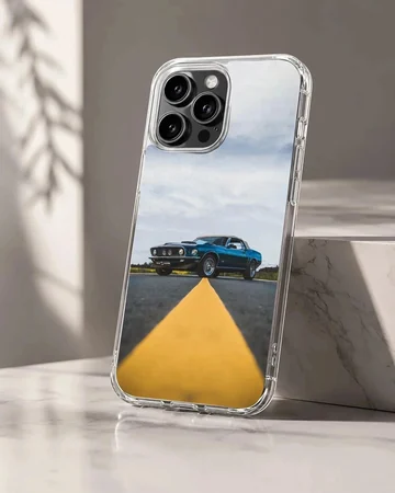 American Muscle Car Phone Case - Classic Road Design