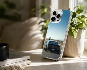 American Muscle Car artwork on phone case — Lifestyle