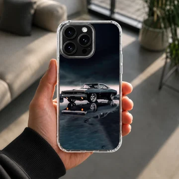 American muscle car design on a phone case — Lifestyle