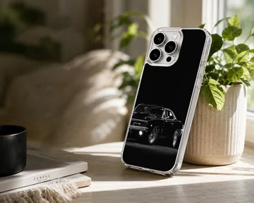 American Muscle Car design on phone case, showcasing vintage vehicle. — Lifestyle