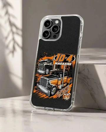 American truck digital illustration on phone case