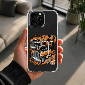 American truck digital illustration on phone case — Lifestyle