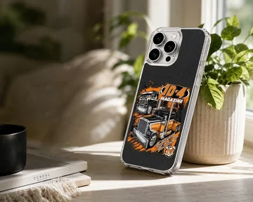 American truck digital illustration on phone case — Lifestyle