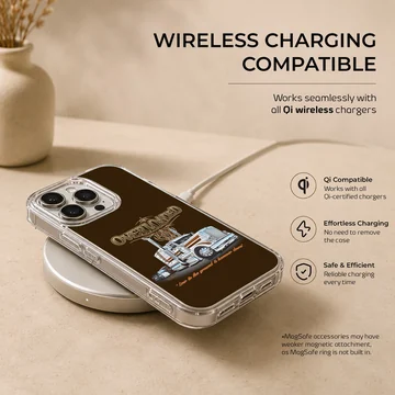 Dynamic American truck illustration on phone case — Charging